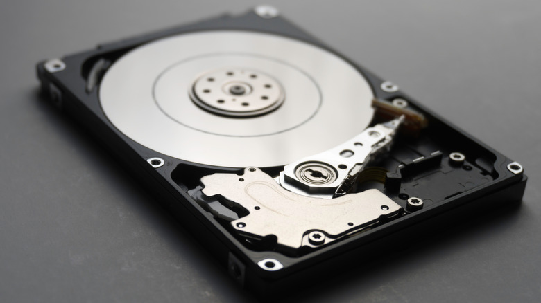 Internal hard drive platters