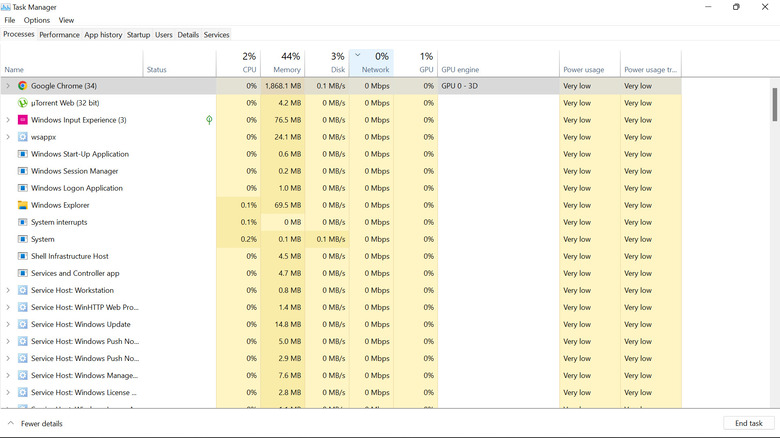 windows 11 task manager app