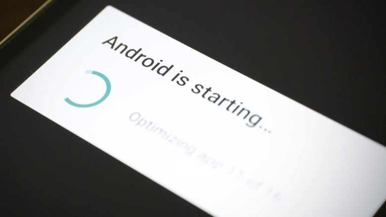 Android starting up