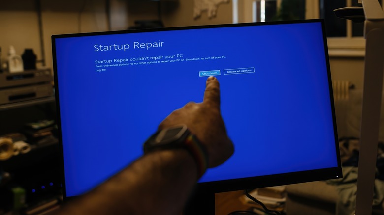 Startup Repair screen on PC