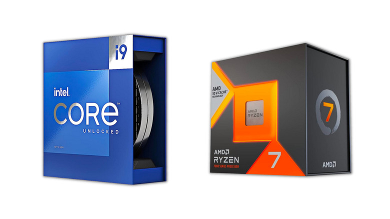 Intel Core i9 and AMD Ryzen 7 series processors