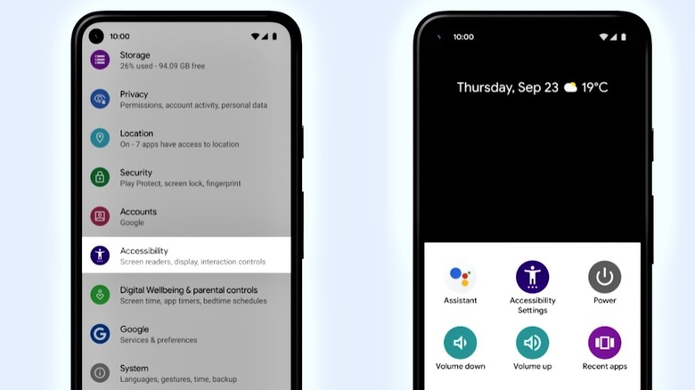 Android Accessibility Menu showcase