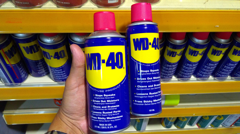 Cans of WD-40