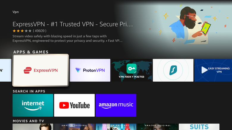 VPN apps on Fire TV