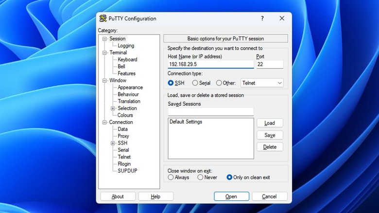 SSH into a Raspberry Pi using PuTTY