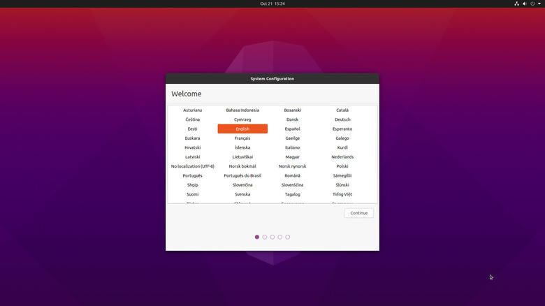 Ubuntu system configuration