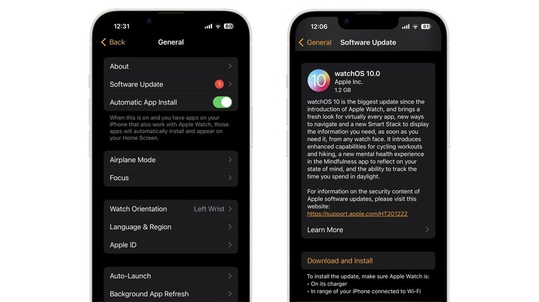 watchOS 10 update iPhone