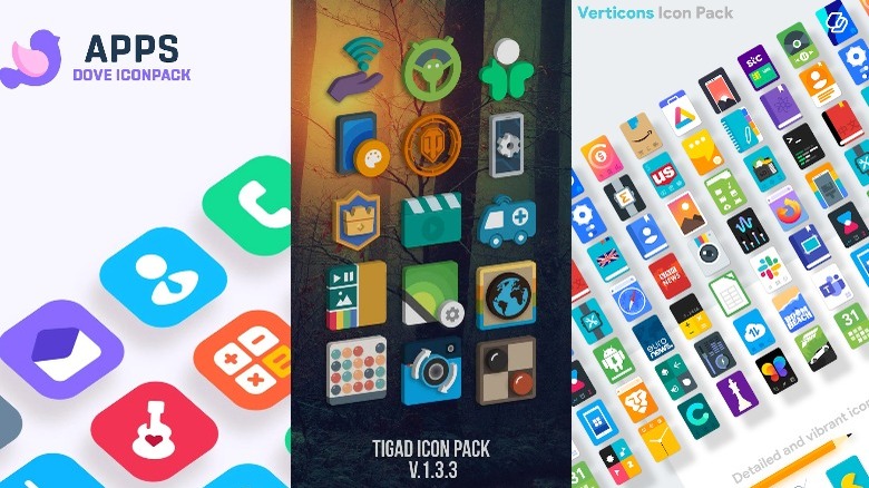 icon packs on the Play Store