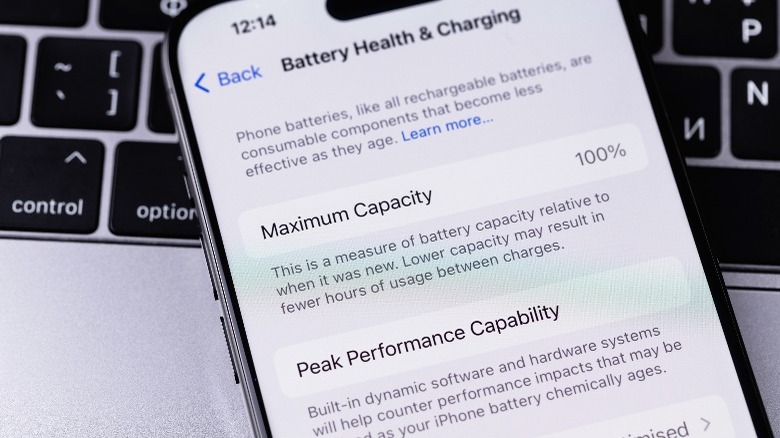 iPhone's battery health