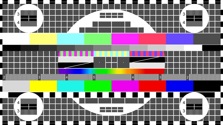 TV test screen