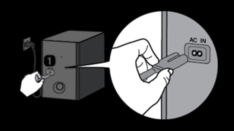 LG subwoofer plug-in graphic