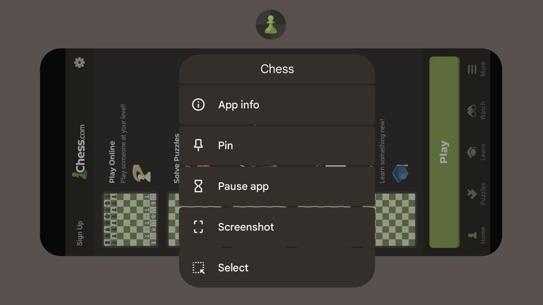 Pinning Chess app screenshot