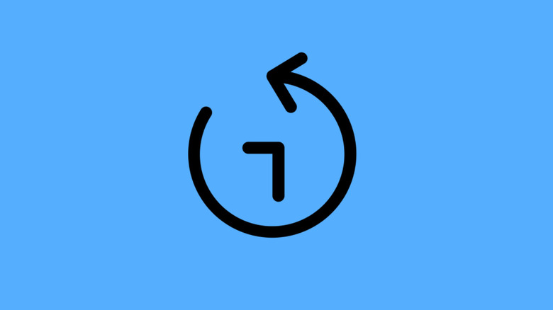 Version History icon on a blue background