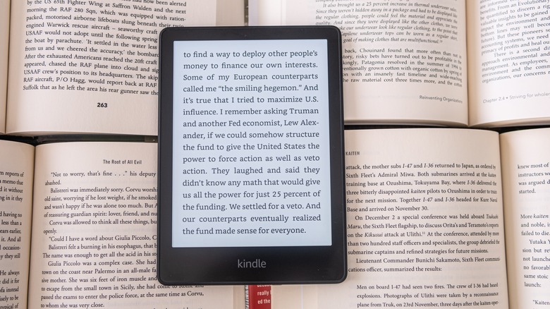 Kindle and physical books