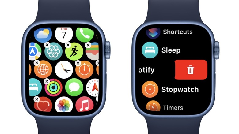 delete Apple Watch apps