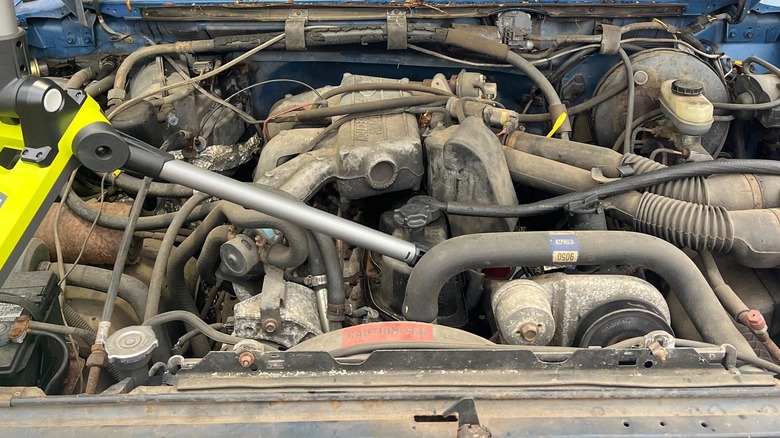 Ford engine bay