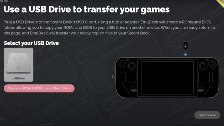 Importing ROMs on a Steam Deck 