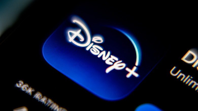 Disney+ app on smartphone screen
