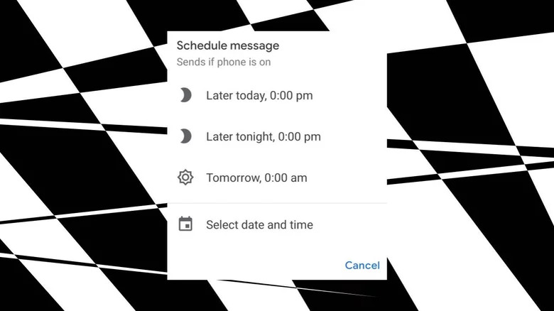 schedule messages google messages