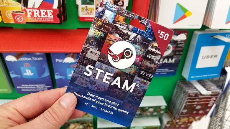Steam $50 gift card