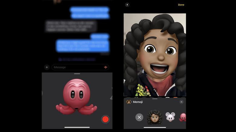 iphone messages app memoji