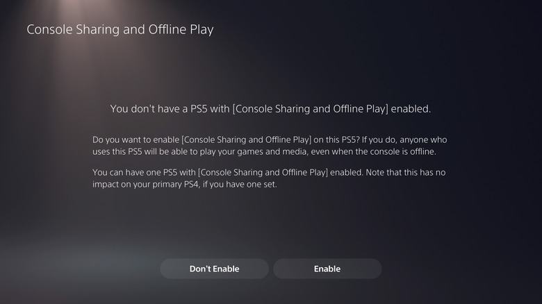 ps5 console offline play