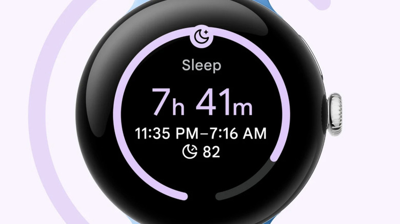 Google Pixel Watch sleep tracker