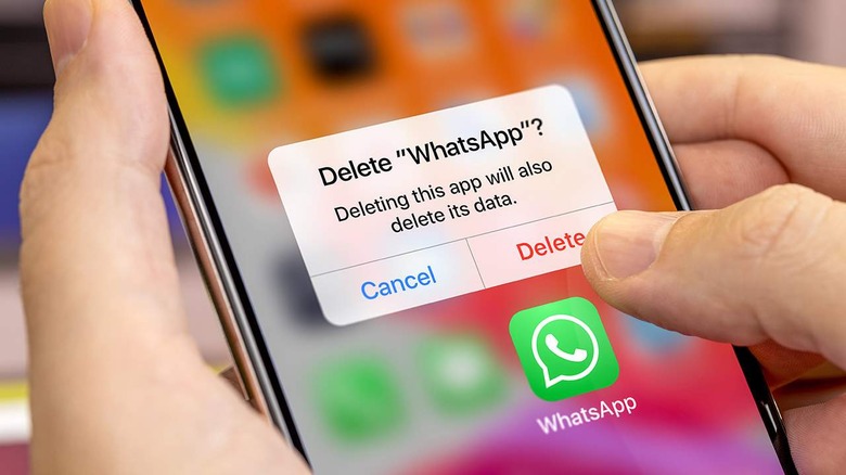 Delete app message on iPhone 