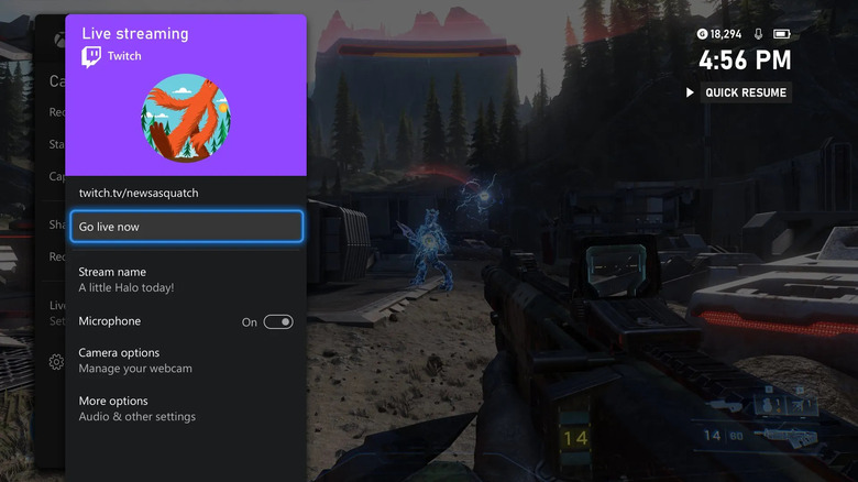 Twitch Xbox Series X screenshot