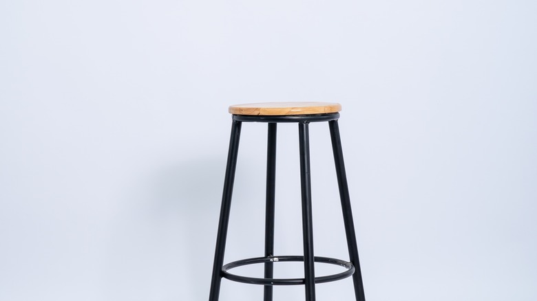 chair in front of a white background