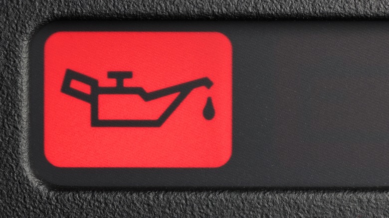 oil pressure warning light