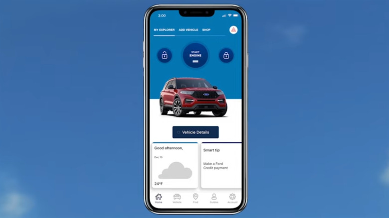 FordPass app remote start