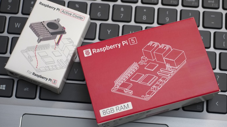 Raspberry Pi 5 in box