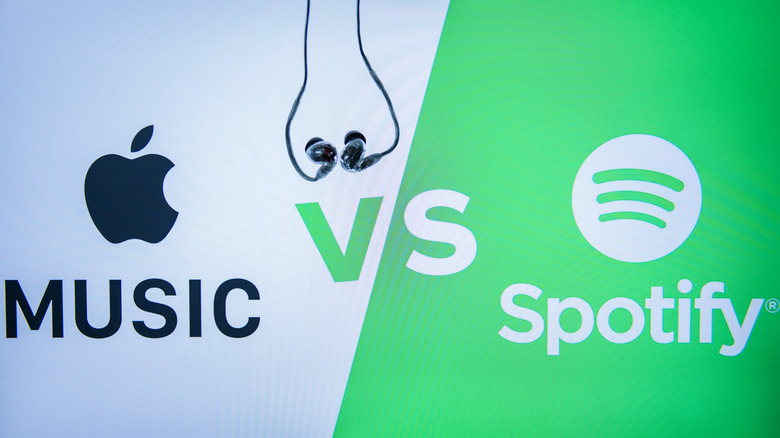 apple music vs spotify graphic