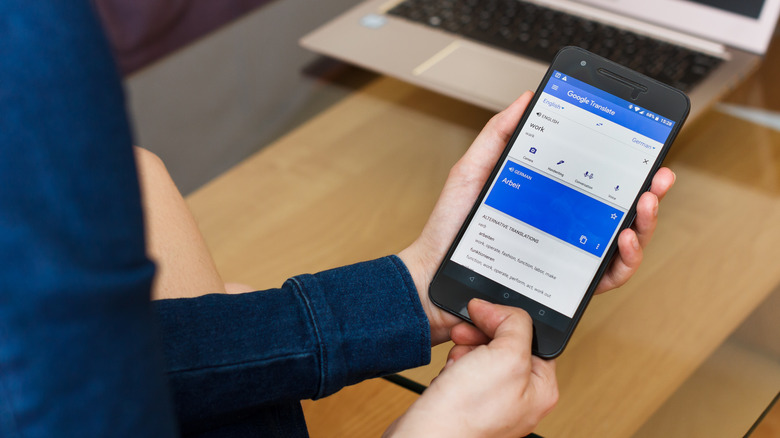 Google Translate app phone