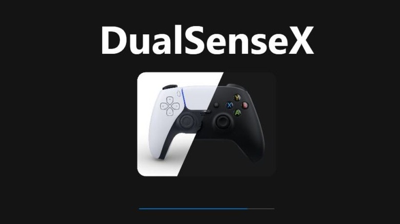 DualSenseX splash screen