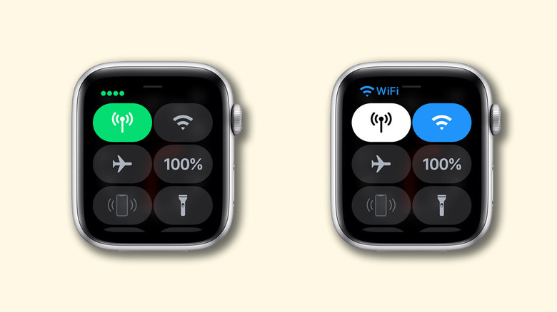 Control Center on Apple Watch