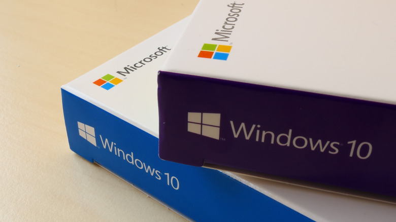 Windows 10 boxes