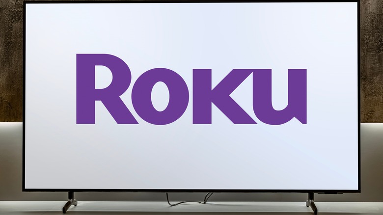 Roku logo on tv