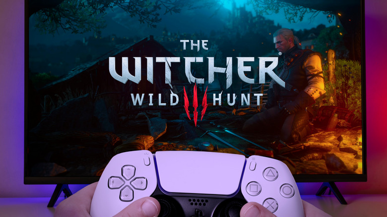 DualSense controller Witcher game