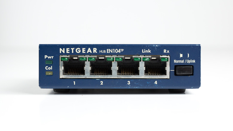 back of netgear router