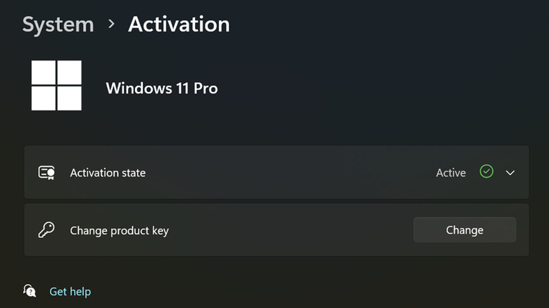 Windows 11 Pro Activated screen