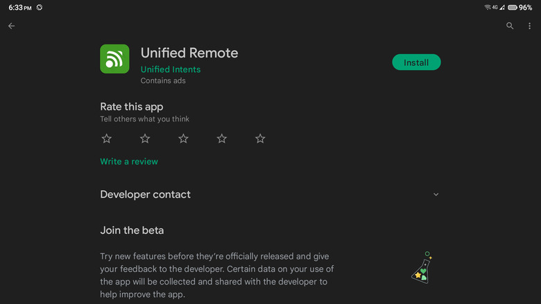 unified remote on play store