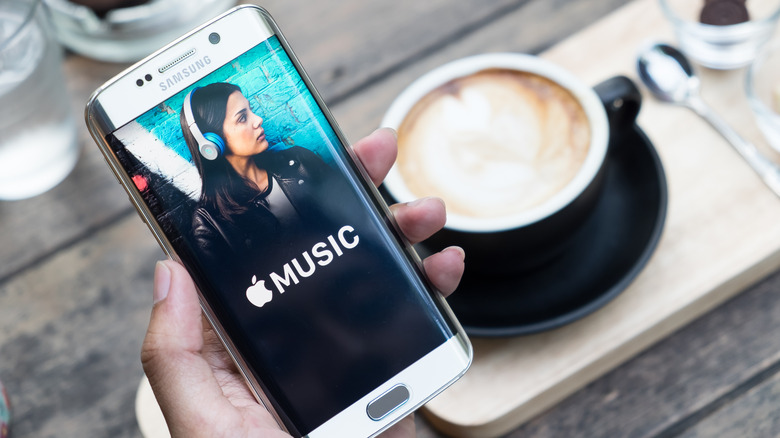 Apple Music on Samsung phone