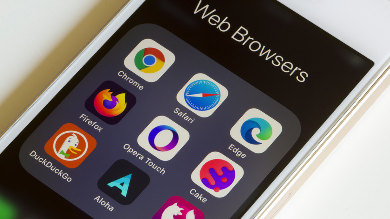 Apple iPhone web browsers