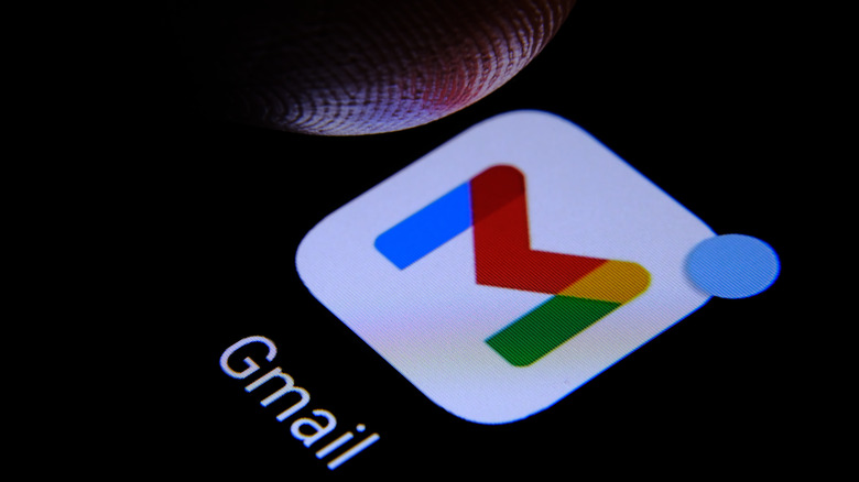 Gmail app notification icon