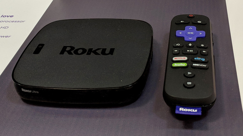 Roku Ultra display