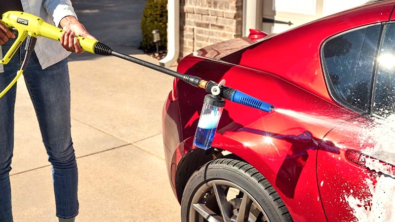 Ryobi Pressure Washer with soap