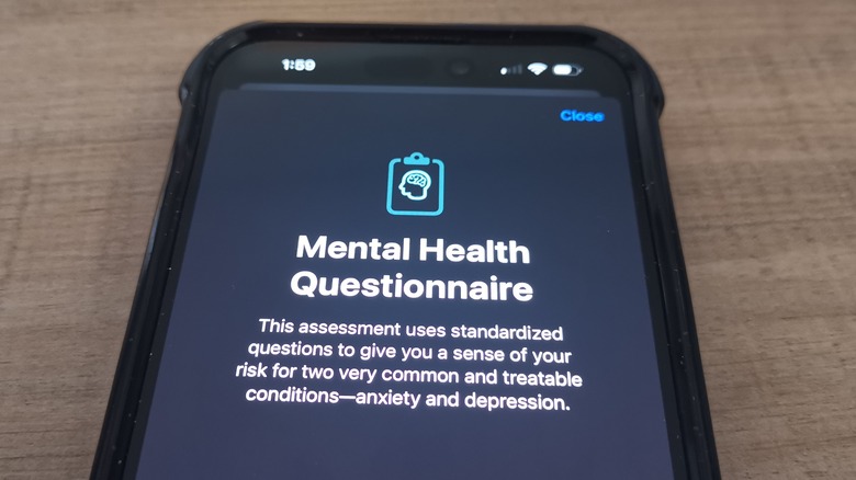 iPhone Mental Health Questionnaire