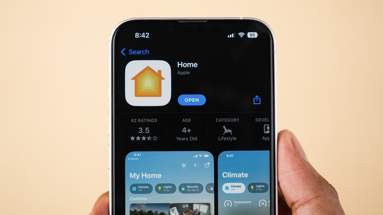 Home app on iPhone